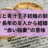 てんちむと青汁王子結婚の馴れ初めとは？長年の友人から結婚へ。“赤い稲妻”の意味