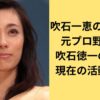 吹石一恵の父は誰？元プロ野球選手・吹石徳一の経歴や現在の活動を解説